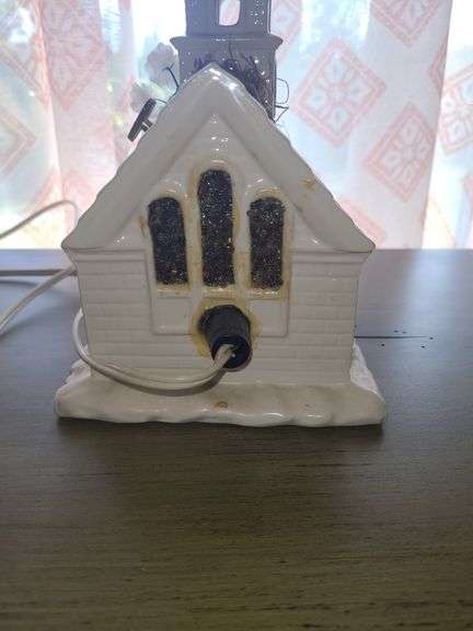 Musical Light up Ceramic Church