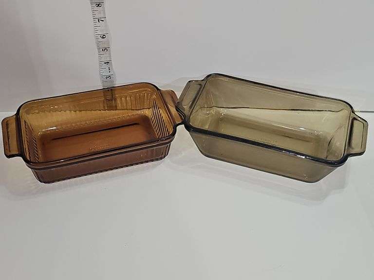 4 Glass Loaf Pans