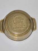 Vintage L'ovenware Amber Casserole Baking Dish with PYREX lid