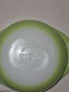 Vintage PYREX casserole dish in the "Forest Fancies" pattern.