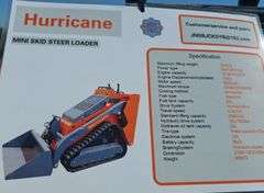 Hurricane Mini Skid Steer Loader