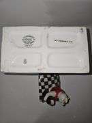 2001 vintage Coca-Cola "Lunch With Us" Polar Bear and Penguin cookie jar.