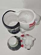 Vintage Coca Cola Polar Bear with Coke Bottle Cookie Jar 1998