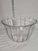 Cleat glass serving bowl & platter