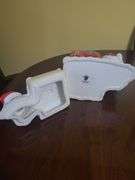 Bear next to Coca-Cola Machine Cookie Jar