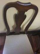 Table, 3 leaves. Includes 1 capatins chair & 5 dining chairs