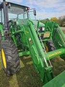 John Deere 6105E Cab Tractor with H260 Loader
