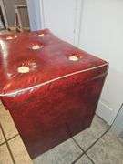 Red Vinyl storage trunk