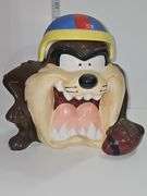 Tazmanian Devil Vintage Cookie Jar Looney Tunes Taz Playing Football Warner Bros