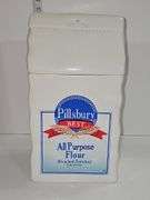 Vintage 1988 Benjamin & Medwin Inc. Pillsbury Flour Sack Advertising Cookie Jar