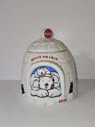 2005 Coca Cola Igloo Polar Bear Cookie Jar