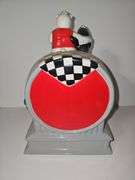 2001 vintage Coca-Cola "Lunch With Us" Polar Bear and Penguin cookie jar.