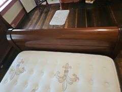 Full Size Mahogany Sleigh Bed