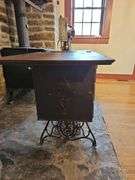 Vintage Singer Sewing Machine with Treadle