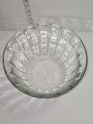 Cleat glass serving bowl & platter