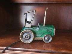 Ceramic Tractor Desk Lamp