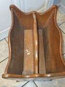 Vintage Wooden Magazine Rack