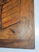 Americana Folk Art painted on wooden board