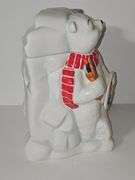 2000 Cola-Cola Coke Work Of Art Polar Bear Cookie Jar