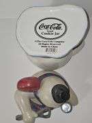 Coca-Cola Snowman using a bottle opener cookie jar.