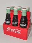 2001 Vintage COCA COLA 6 Pack COOKIE JAR by Gibson