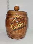 "Whiskey Barrel" cookie jar.