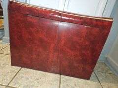 Red Vinyl storage trunk