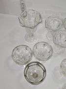 Sherbet & ice cream glasses (clear glass)