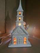 Musical Light up Ceramic Church