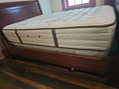 Full Size Mahogany Sleigh Bed