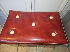 Red Vinyl storage trunk