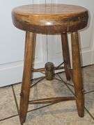 Vintage "Munising" Wooden Stool