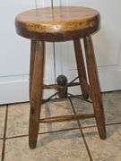 Vintage "Munising" Wooden Stool