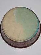 Stoneware casserole dish with a lid.