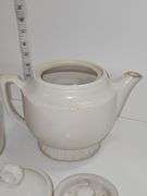 Porcelier Coffee Maker MCM Drip Hot Water Tea Brewing White Fireplace