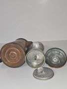 Copper tea/coffee pot with wooden handle