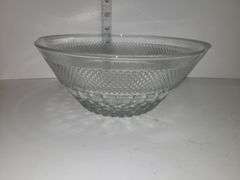 Cut glass serving bowls