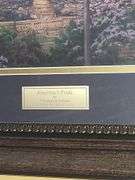 Thomas Kincaid " America's Pride" framed print