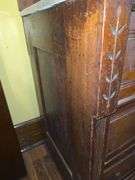 Antique Victorian Walnut Marble Top Dresser & Mirror.