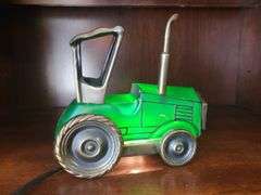 Ceramic Tractor Desk Lamp