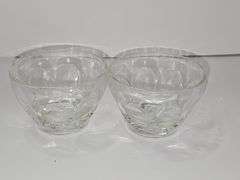 Sherbet & ice cream glasses (clear glass)