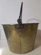 Vintage brass pail