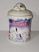 2002 vintage Coca-Cola Polar Bear cookie jar.