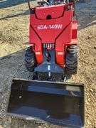 Industrial SDA-140W Ride-on Wheeled MIni Skid Steer Loader