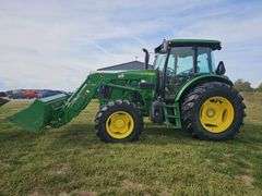 John Deere 6105E Cab Tractor with H260 Loader