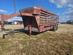 Calico Gooseneck Cattle Trailer