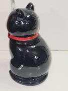 Vintage tuxedo cat cookie jar.