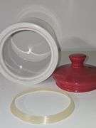 Vintage 1990s Coca-Cola Big King Size Ice Cold ceramic cookie jar.