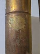 Copper umbrella stand, copper coal scuttle, vintage fireplace accessory