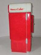 Vintage Coca-Cola vending machine cookie jar.